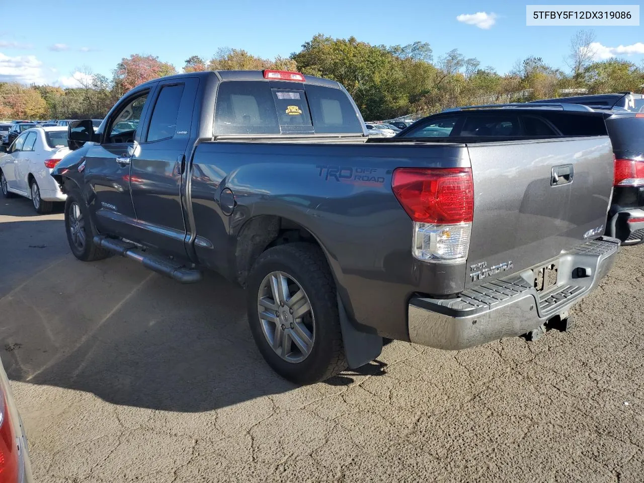 2013 Toyota Tundra Double Cab Limited VIN: 5TFBY5F12DX319086 Lot: 75389714