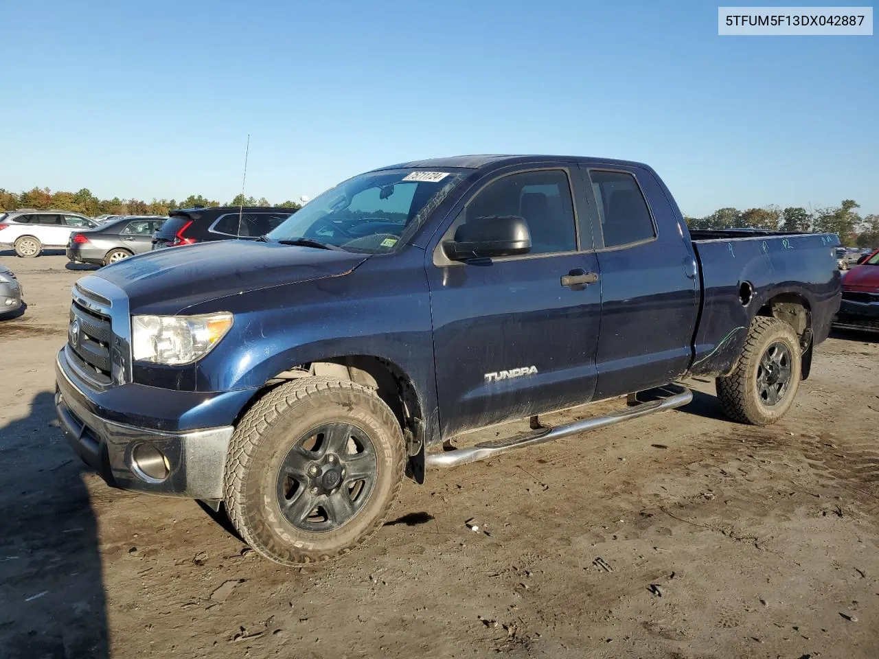 2013 Toyota Tundra Double Cab Sr5 VIN: 5TFUM5F13DX042887 Lot: 75711724