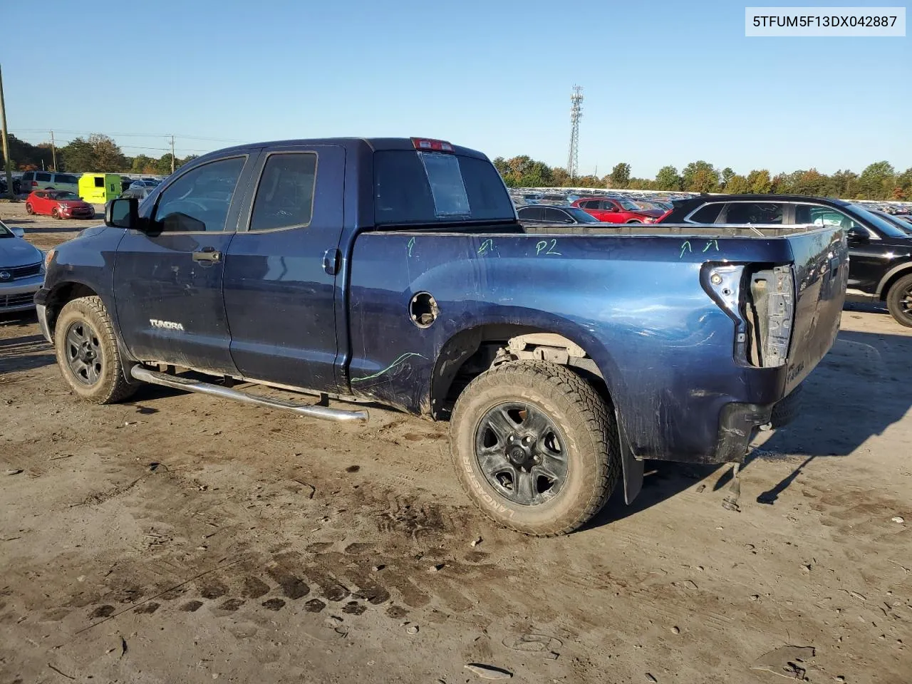 2013 Toyota Tundra Double Cab Sr5 VIN: 5TFUM5F13DX042887 Lot: 75711724