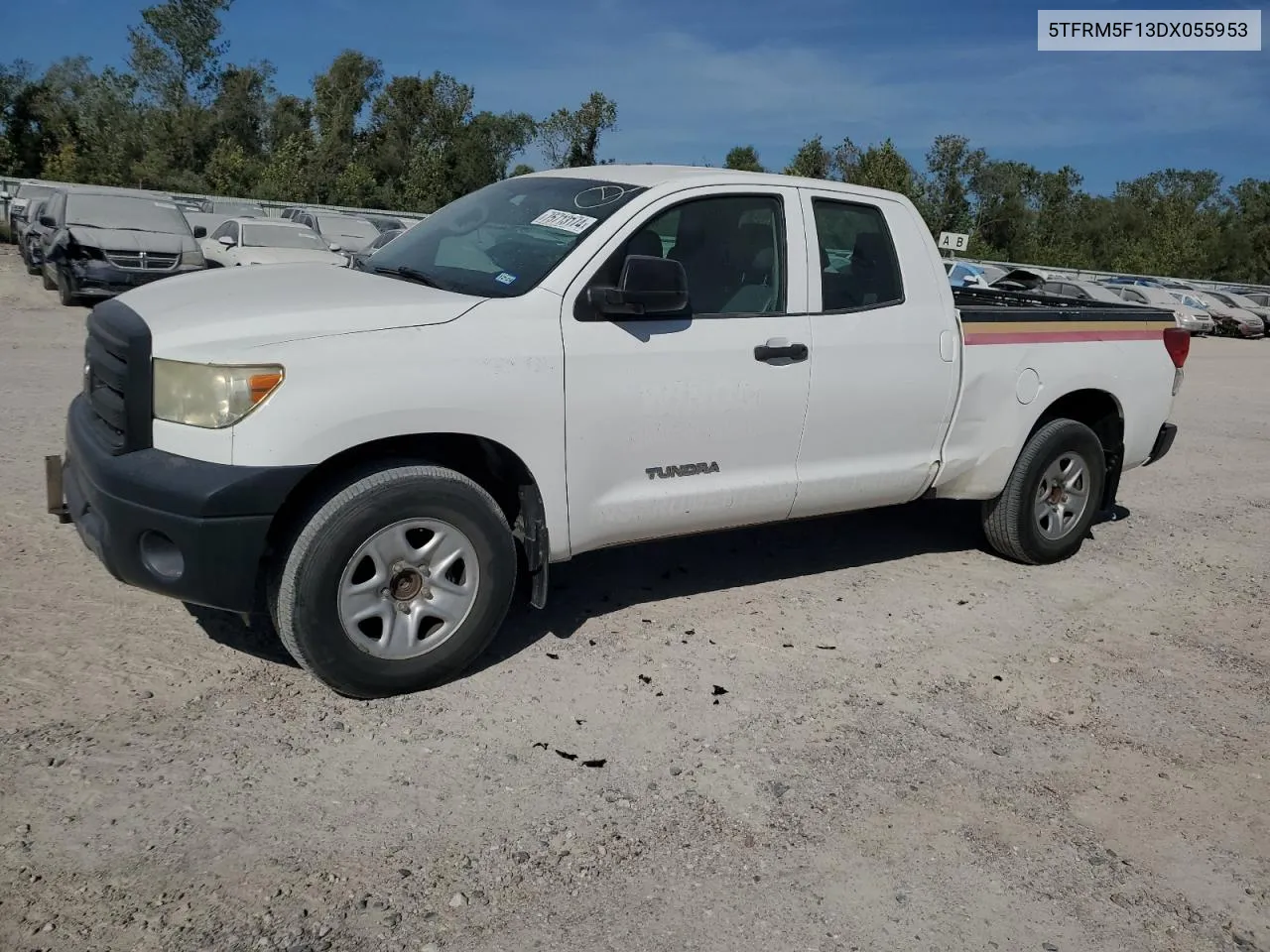 2013 Toyota Tundra Double Cab Sr5 VIN: 5TFRM5F13DX055953 Lot: 75713174