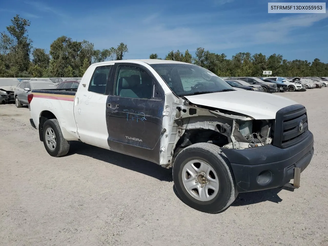 2013 Toyota Tundra Double Cab Sr5 VIN: 5TFRM5F13DX055953 Lot: 75713174