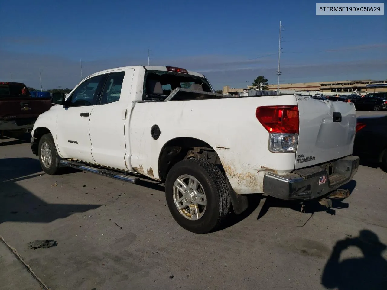 2013 Toyota Tundra Double Cab Sr5 VIN: 5TFRM5F19DX058629 Lot: 76759504