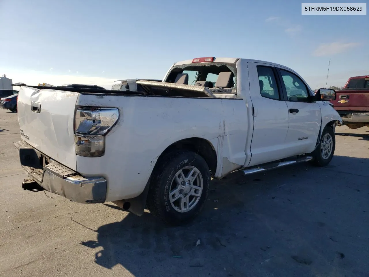 2013 Toyota Tundra Double Cab Sr5 VIN: 5TFRM5F19DX058629 Lot: 76759504