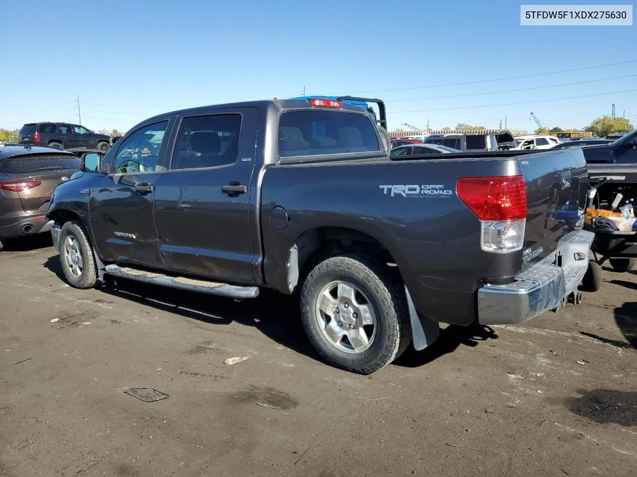 2013 Toyota Tundra Crewmax Sr5 VIN: 5TFDW5F1XDX275630 Lot: 77027594