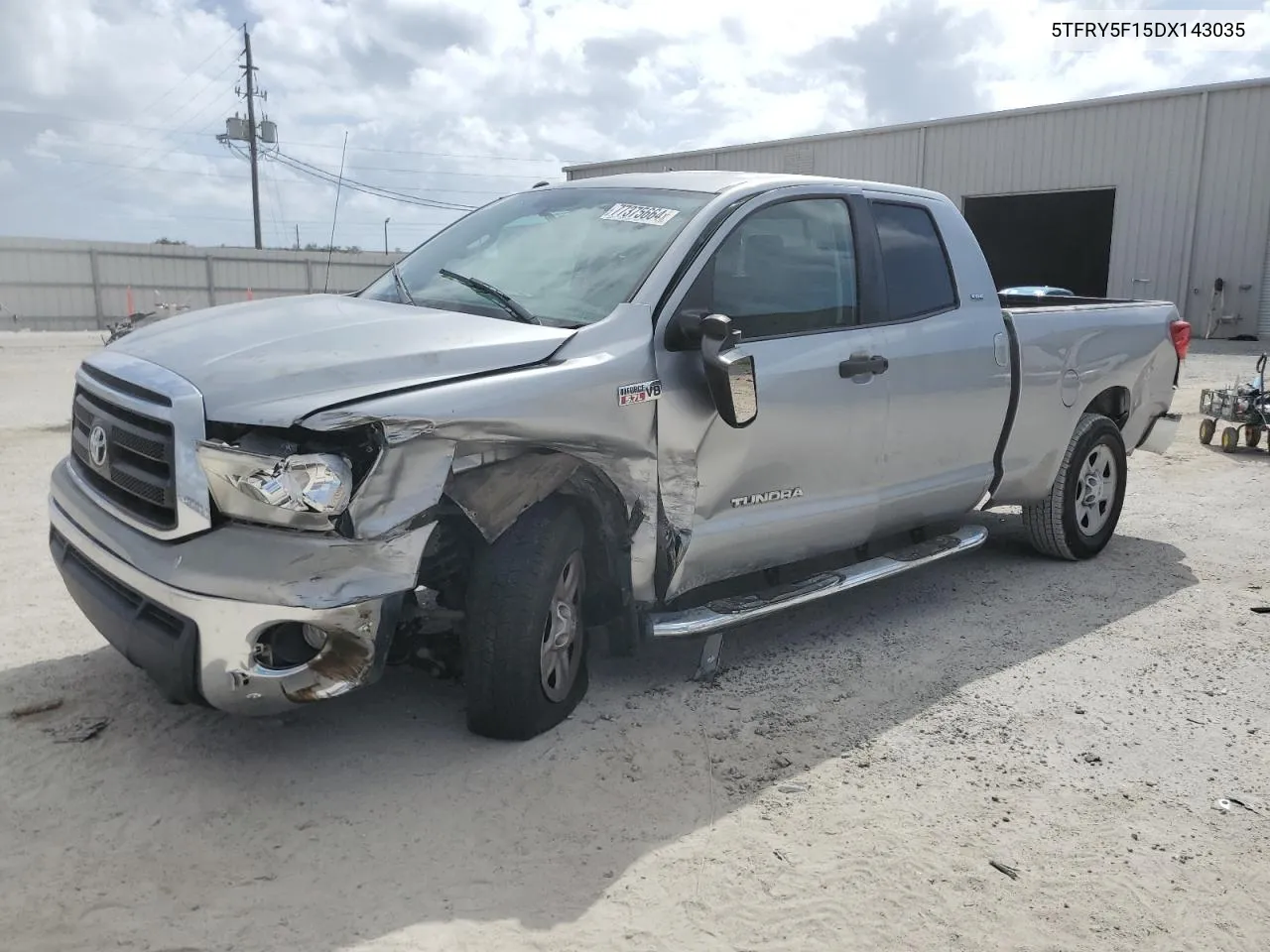 2013 Toyota Tundra Double Cab Sr5 VIN: 5TFRY5F15DX143035 Lot: 77375664