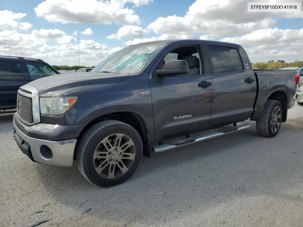 2013 Toyota Tundra Crewmax Sr5 VIN: 5TFEY5F10DX141918 Lot: 77439544