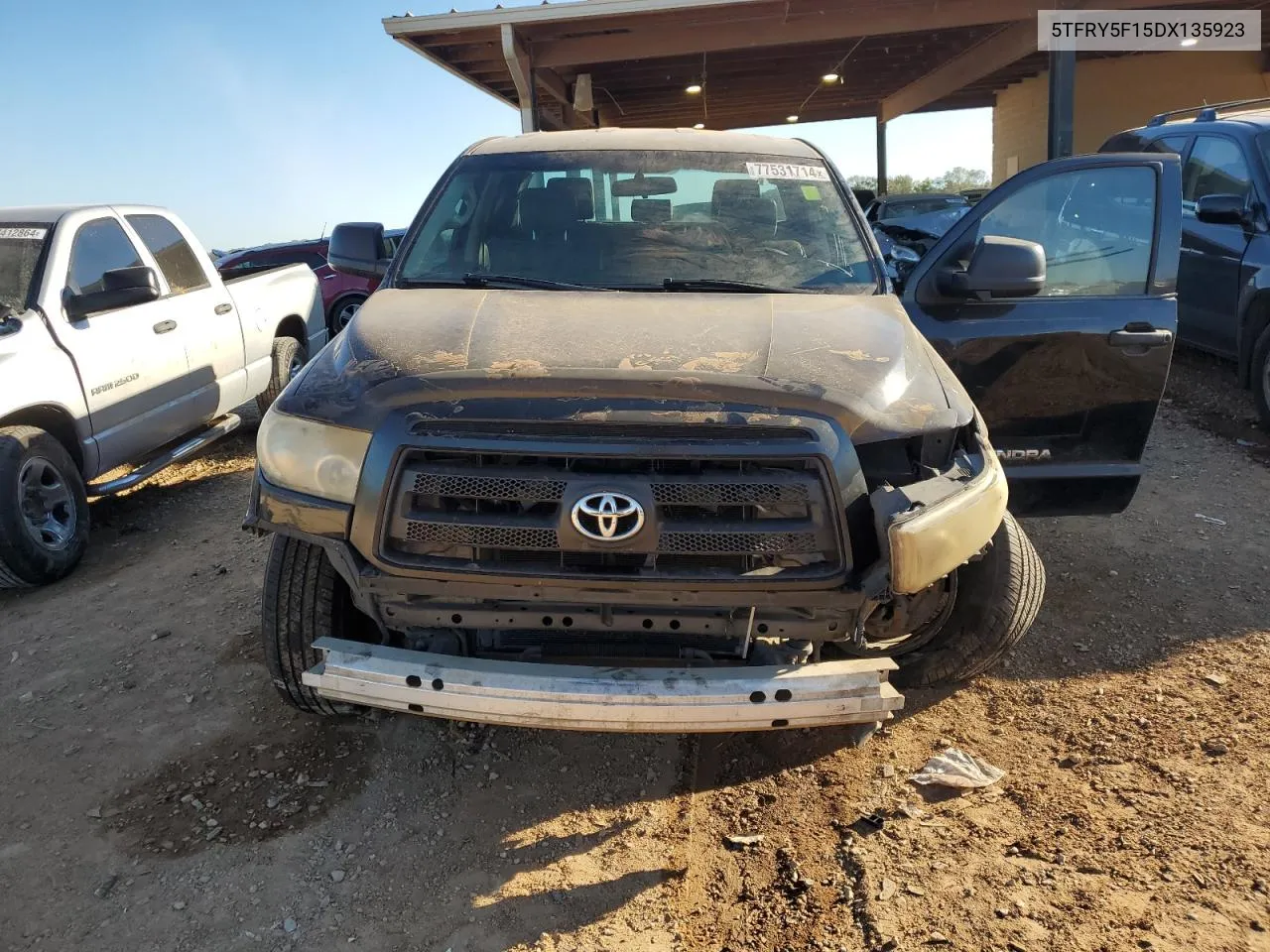 2013 Toyota Tundra Double Cab Sr5 VIN: 5TFRY5F15DX135923 Lot: 77531714