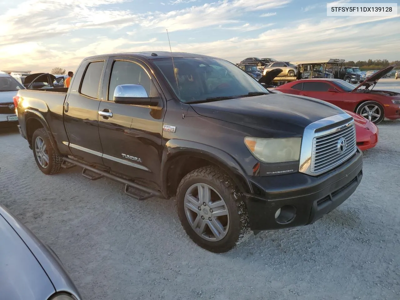 2013 Toyota Tundra Double Cab Limited VIN: 5TFSY5F11DX139128 Lot: 77775614