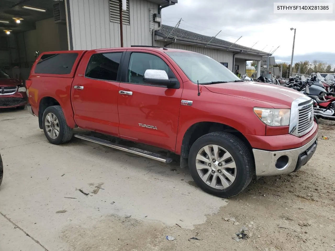 2013 Toyota Tundra Crewmax Limited VIN: 5TFHY5F14DX281385 Lot: 78442404