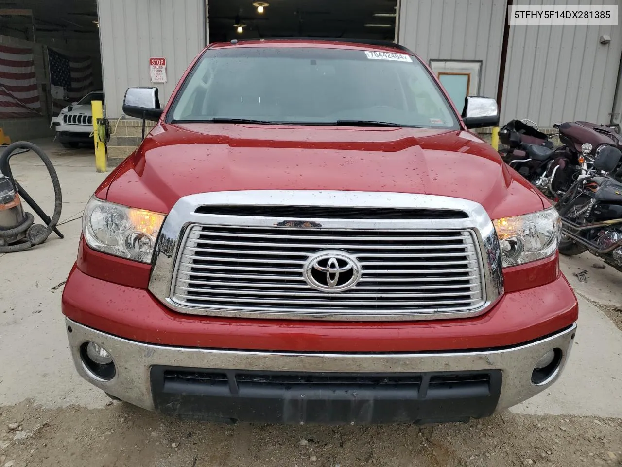 2013 Toyota Tundra Crewmax Limited VIN: 5TFHY5F14DX281385 Lot: 78442404