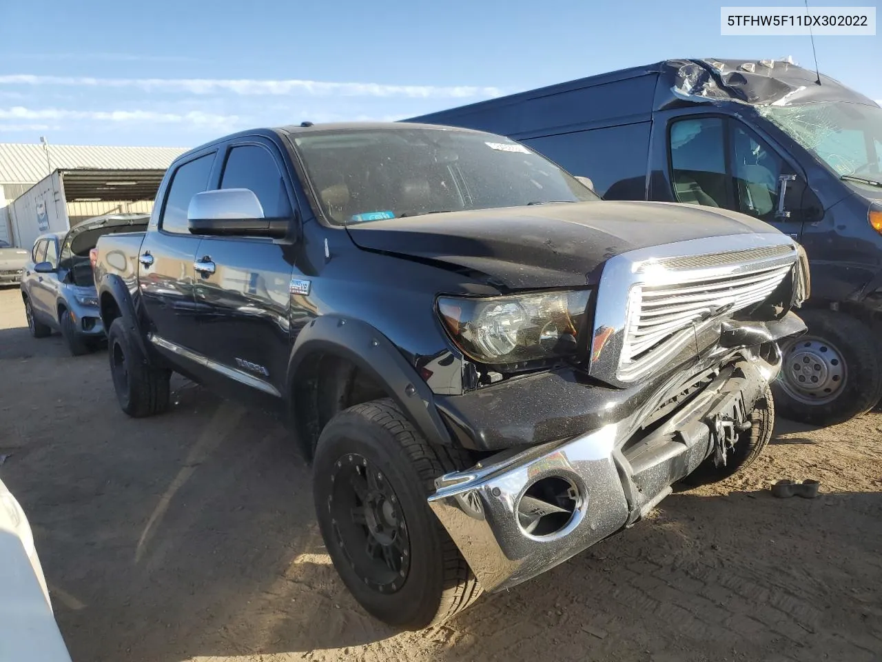 2013 Toyota Tundra Crewmax Limited VIN: 5TFHW5F11DX302022 Lot: 78499994