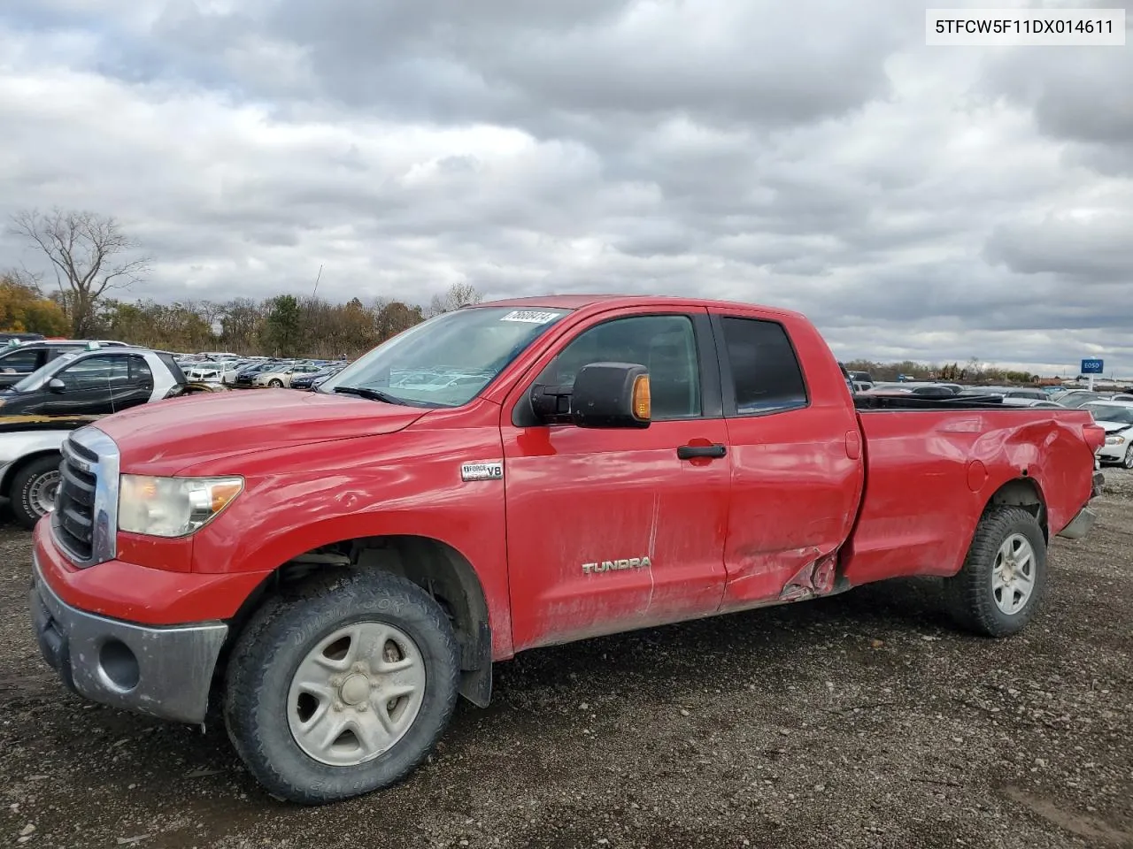 2013 Toyota Tundra Double Cab Sr5 VIN: 5TFCW5F11DX014611 Lot: 78608414