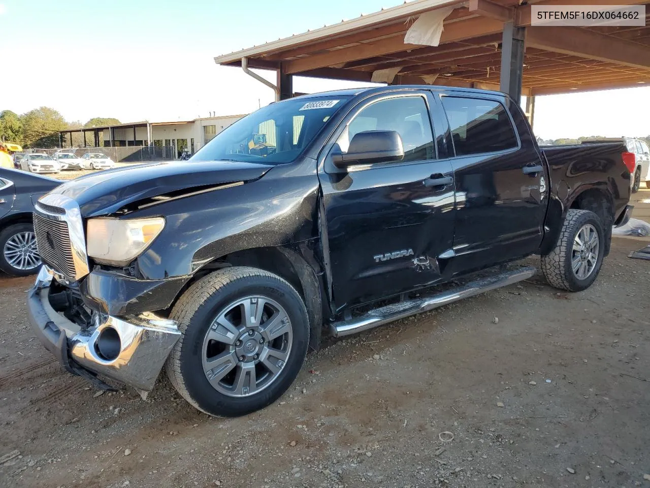 2013 Toyota Tundra Crewmax Sr5 VIN: 5TFEM5F16DX064662 Lot: 80833974