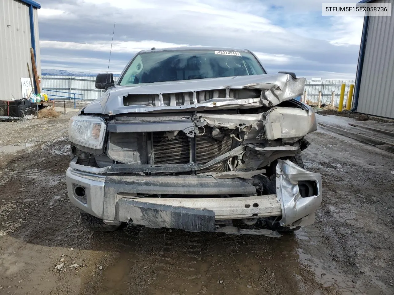 2014 Toyota Tundra Double Cab Sr/Sr5 VIN: 5TFUM5F15EX058736 Lot: 42273944