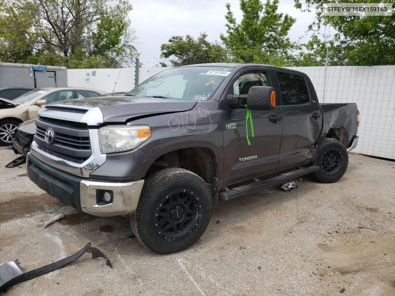 2014 Toyota Tundra Crewmax Sr5 VIN: 5TFEY5F16EX159163 Lot: 52197044