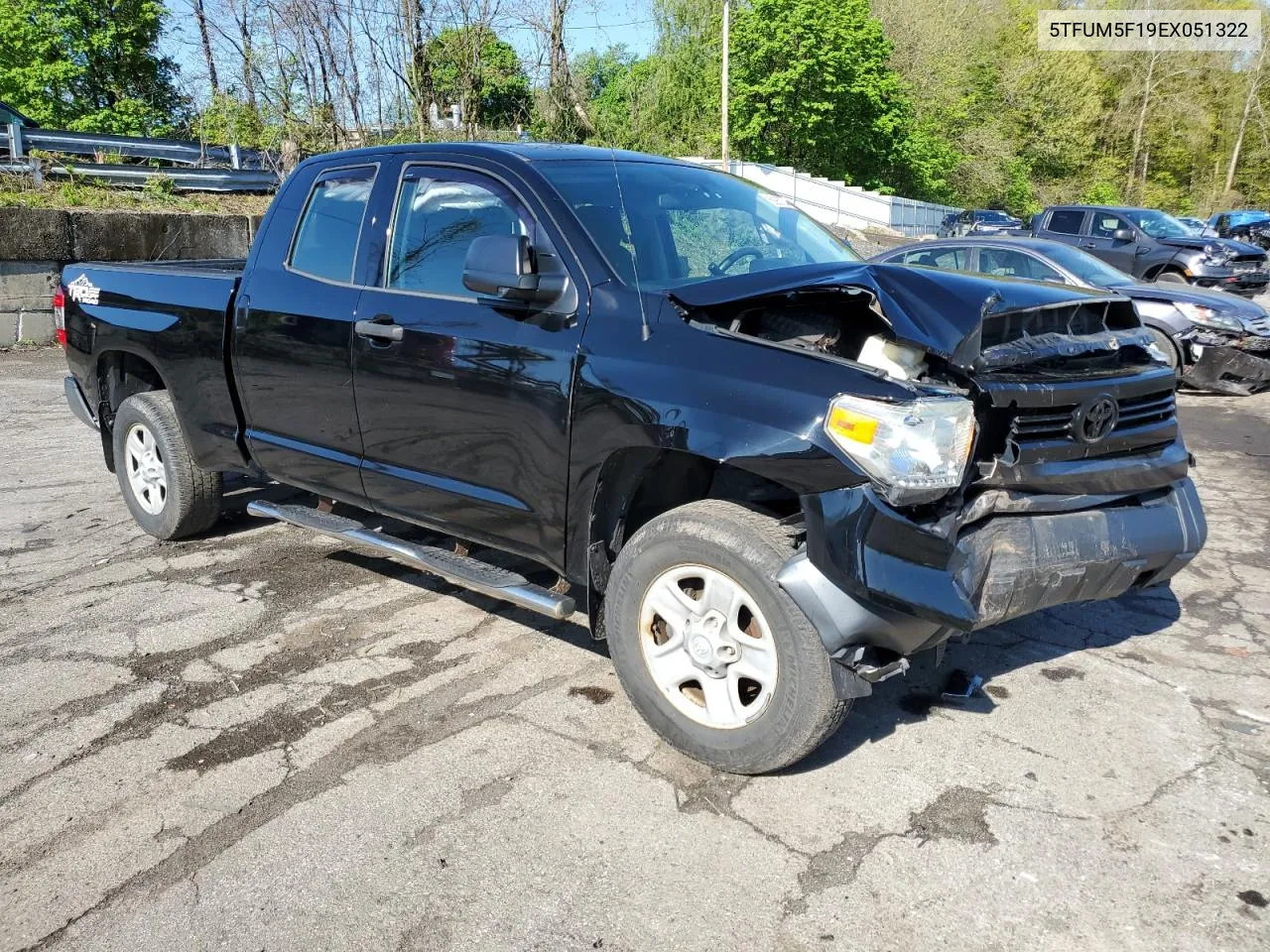 2014 Toyota Tundra Double Cab Sr/Sr5 VIN: 5TFUM5F19EX051322 Lot: 52957044