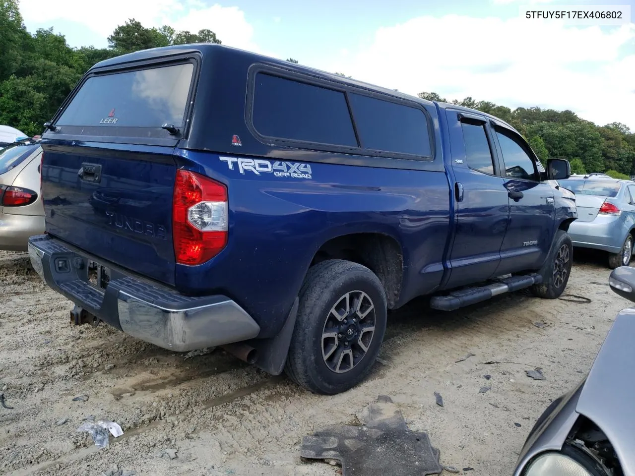 2014 Toyota Tundra Double Cab Sr/Sr5 VIN: 5TFUY5F17EX406802 Lot: 57730504