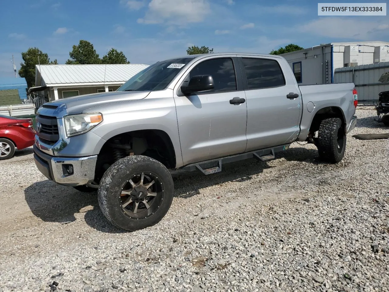 2014 Toyota Tundra Crewmax Sr5 VIN: 5TFDW5F13EX333384 Lot: 61381604