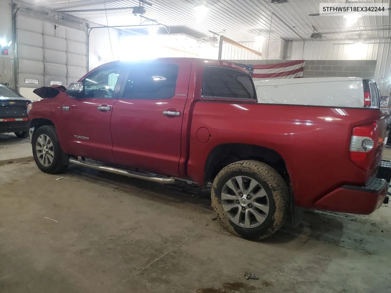 2014 Toyota Tundra Crewmax Limited VIN: 5TFHW5F18EX342244 Lot: 62863804