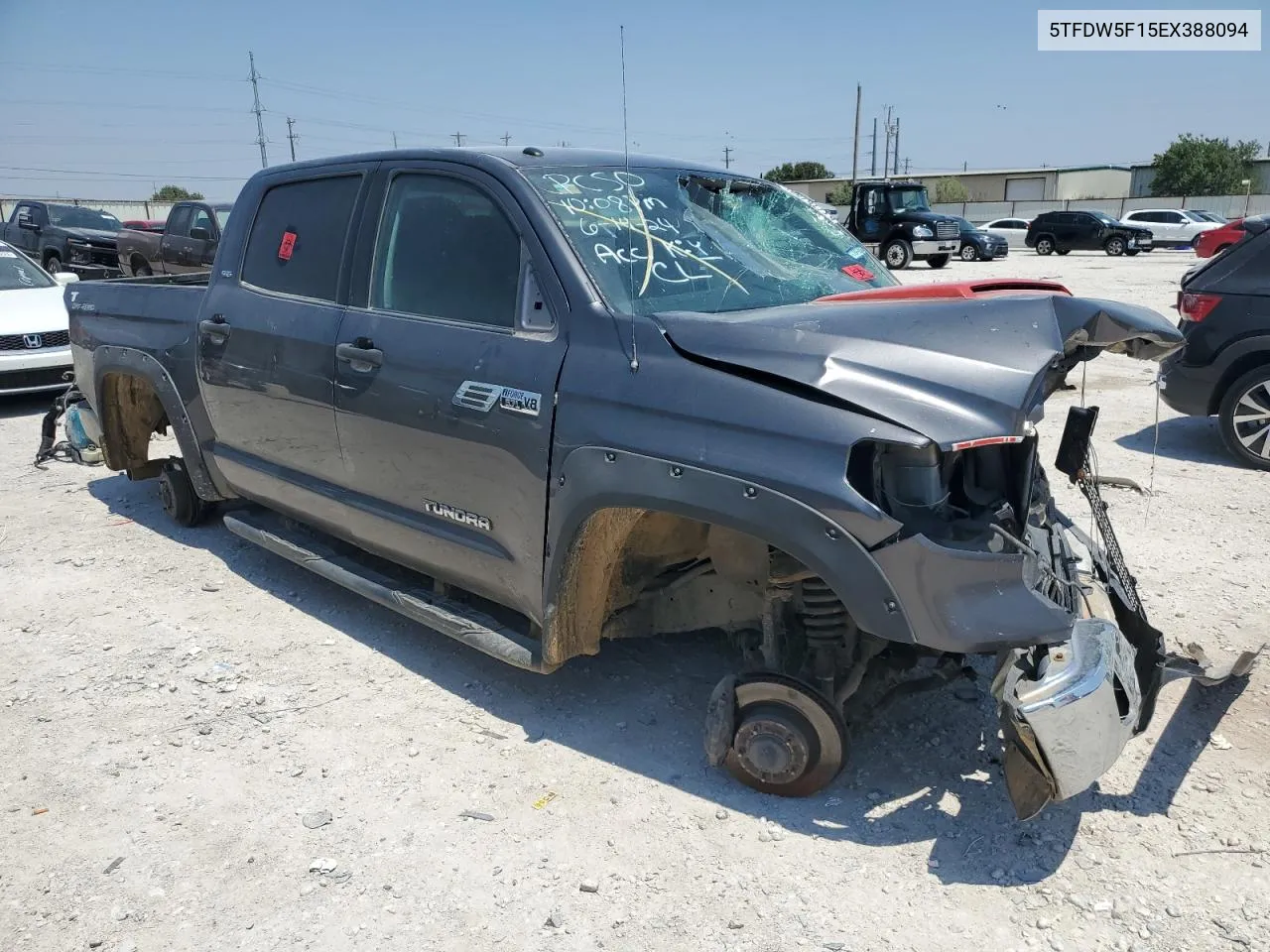 2014 Toyota Tundra Crewmax Sr5 VIN: 5TFDW5F15EX388094 Lot: 63726784