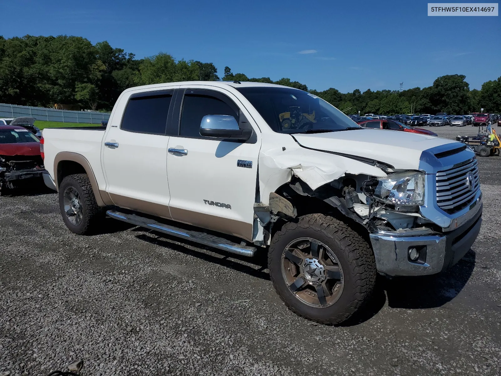 2014 Toyota Tundra Crewmax Limited VIN: 5TFHW5F10EX414697 Lot: 64945854