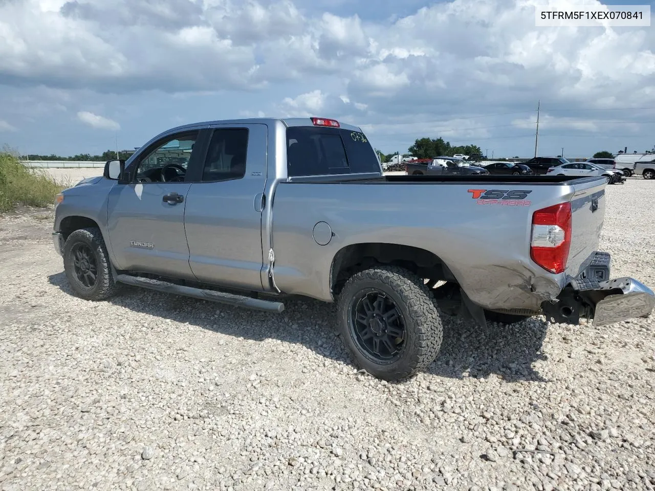 2014 Toyota Tundra Double Cab Sr/Sr5 VIN: 5TFRM5F1XEX070841 Lot: 65592314