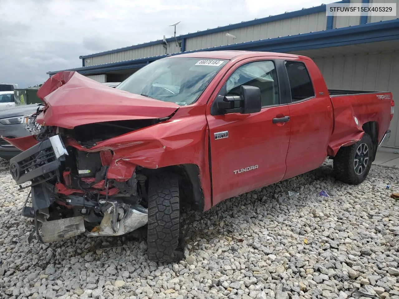 2014 Toyota Tundra Double Cab Sr VIN: 5TFUW5F15EX405329 Lot: 66078184