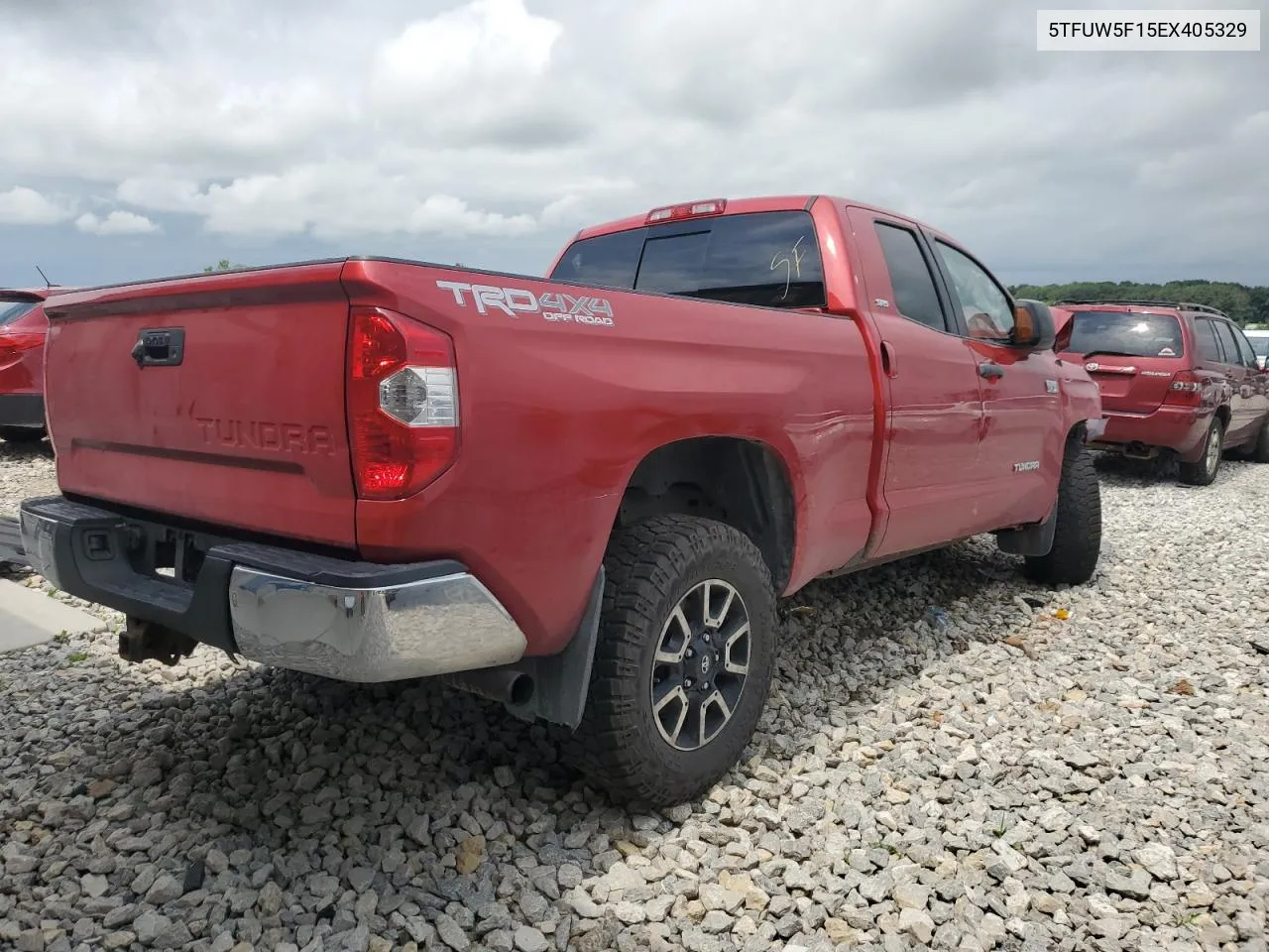 2014 Toyota Tundra Double Cab Sr VIN: 5TFUW5F15EX405329 Lot: 66078184