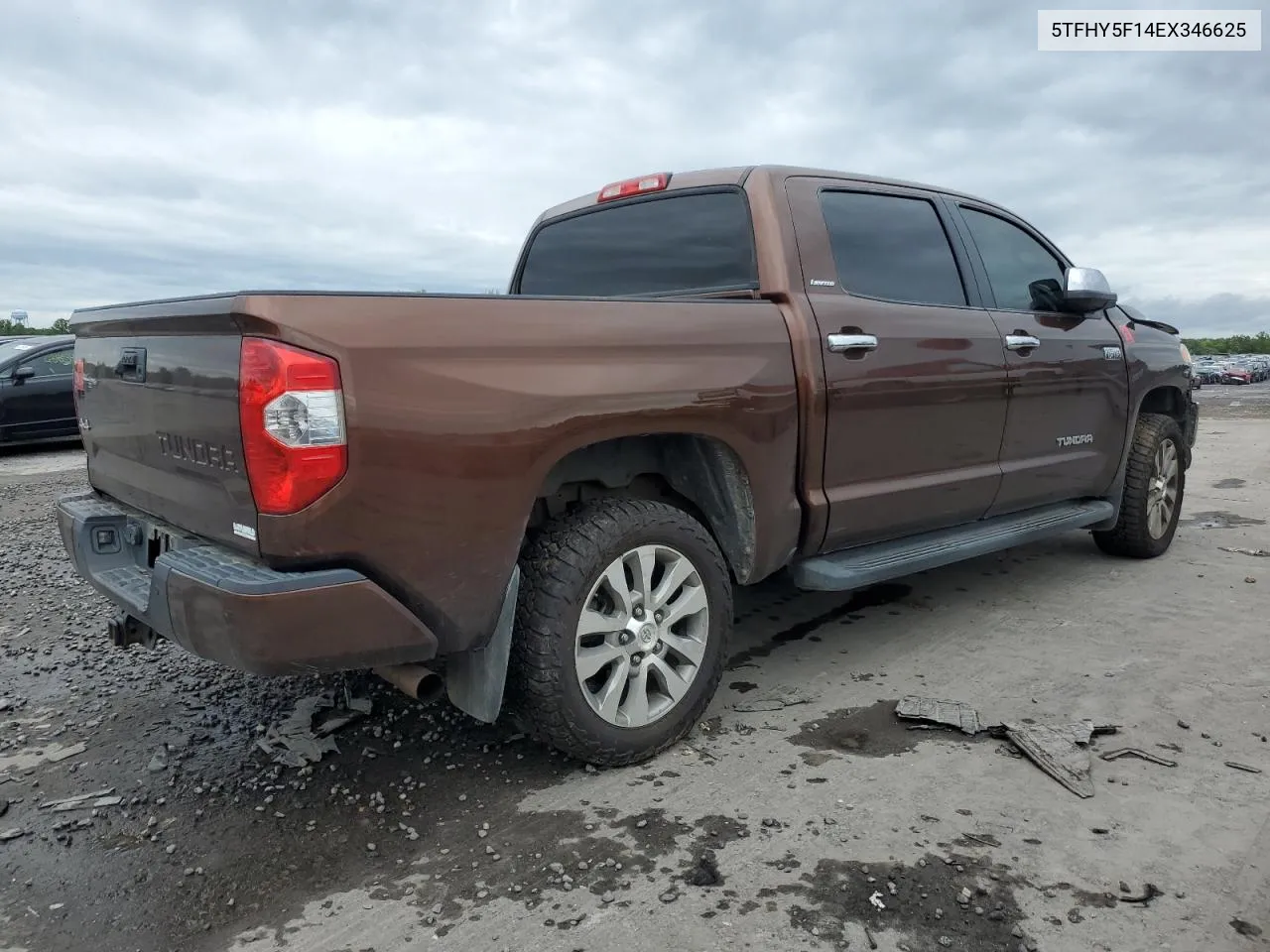 2014 Toyota Tundra Crewmax Limited VIN: 5TFHY5F14EX346625 Lot: 40354541