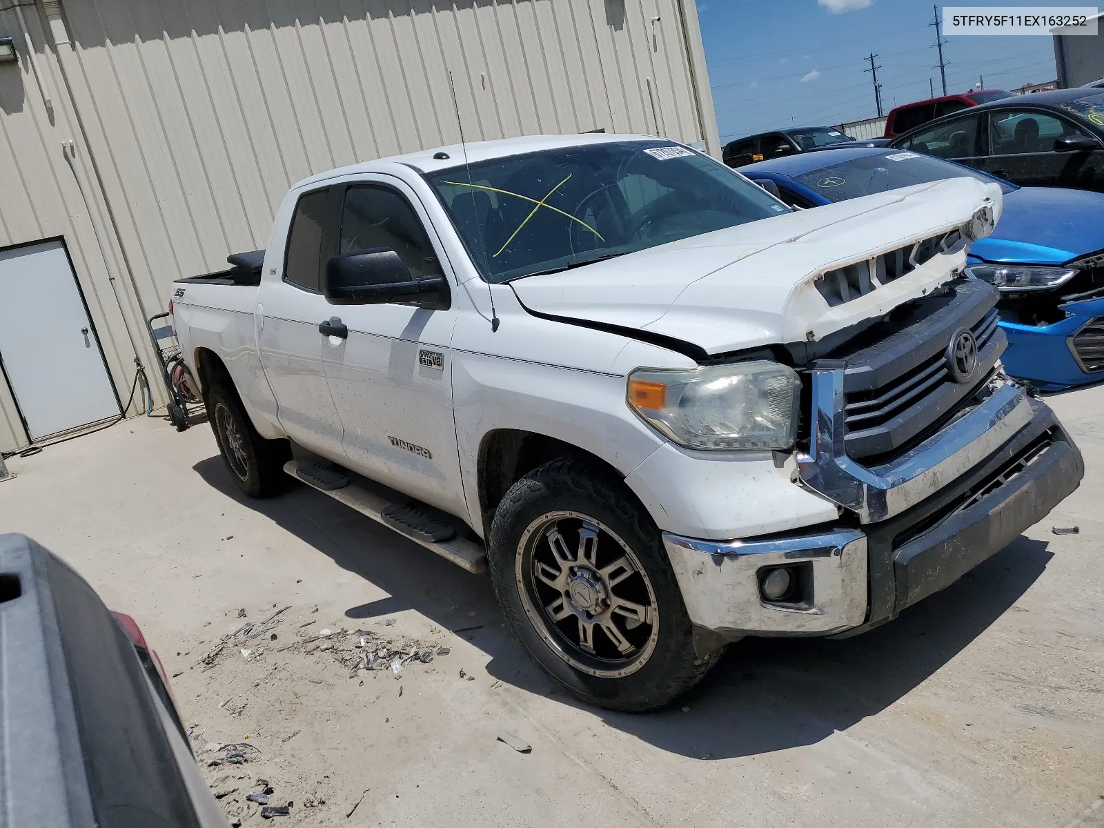 2014 Toyota Tundra Double Cab Sr VIN: 5TFRY5F11EX163252 Lot: 67207054