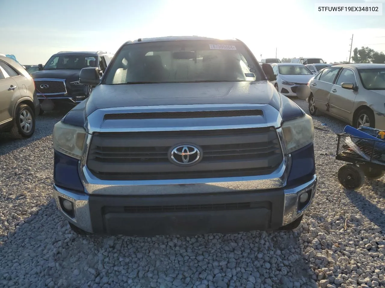 5TFUW5F19EX348102 2014 Toyota Tundra Double Cab Sr