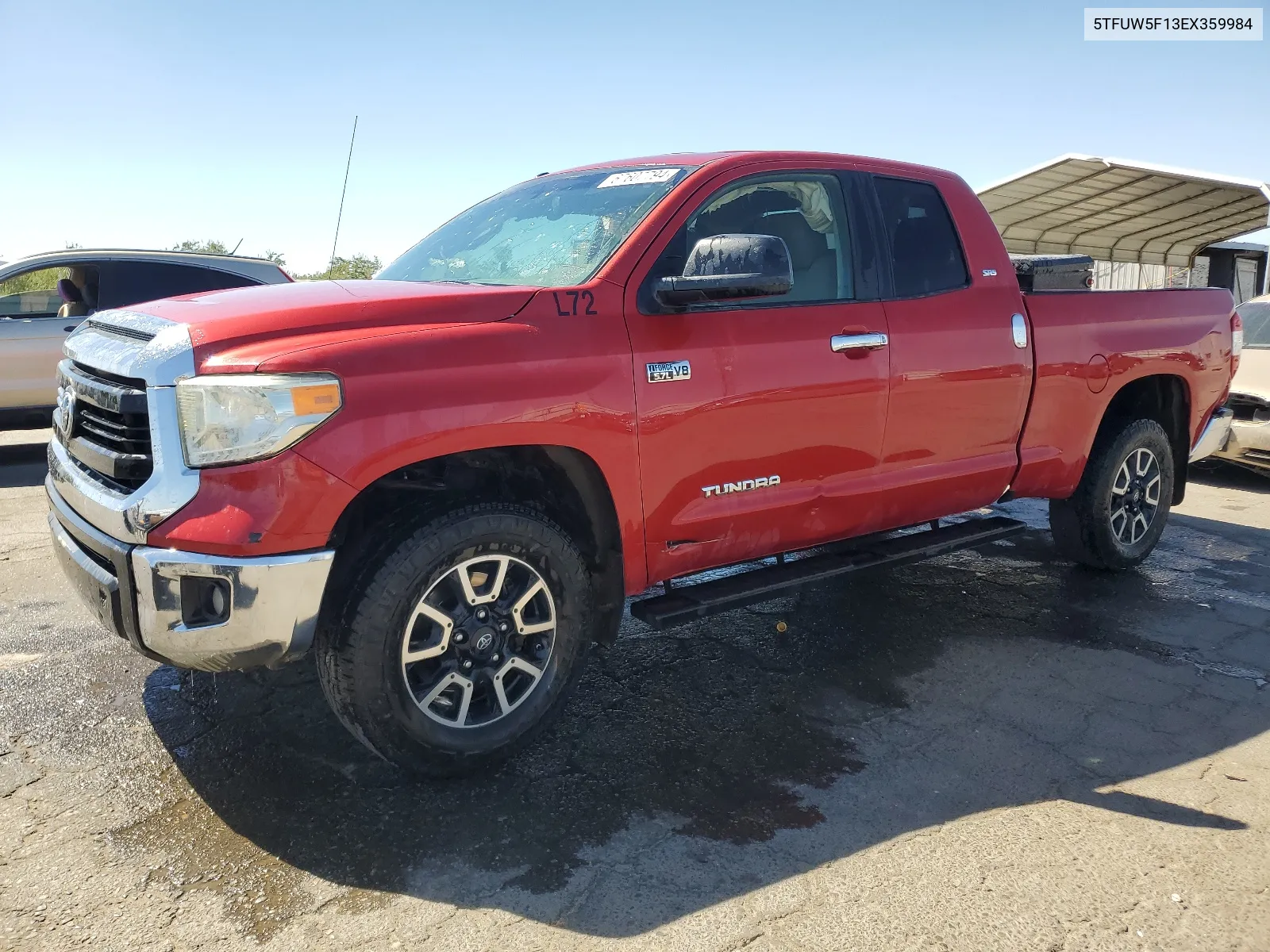 2014 Toyota Tundra Double Cab Sr VIN: 5TFUW5F13EX359984 Lot: 67607794