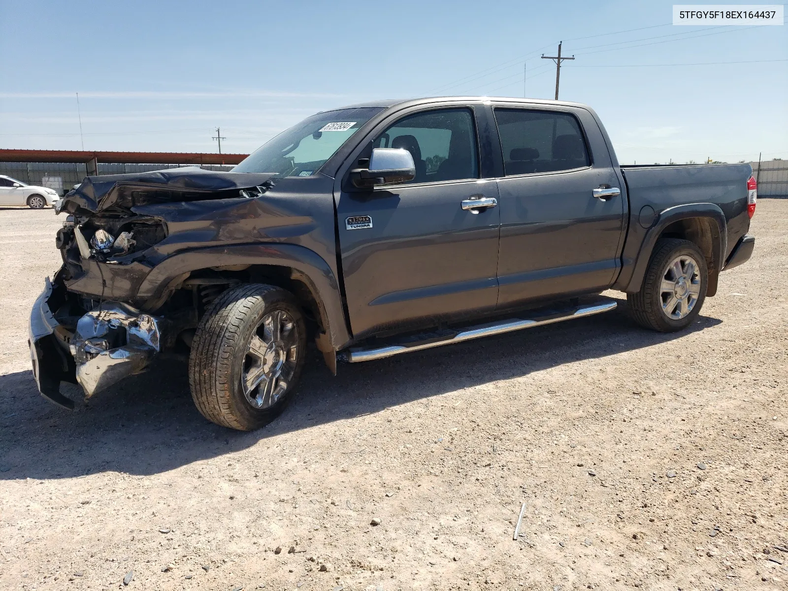 5TFGY5F18EX164437 2014 Toyota Tundra Crewmax Platinum