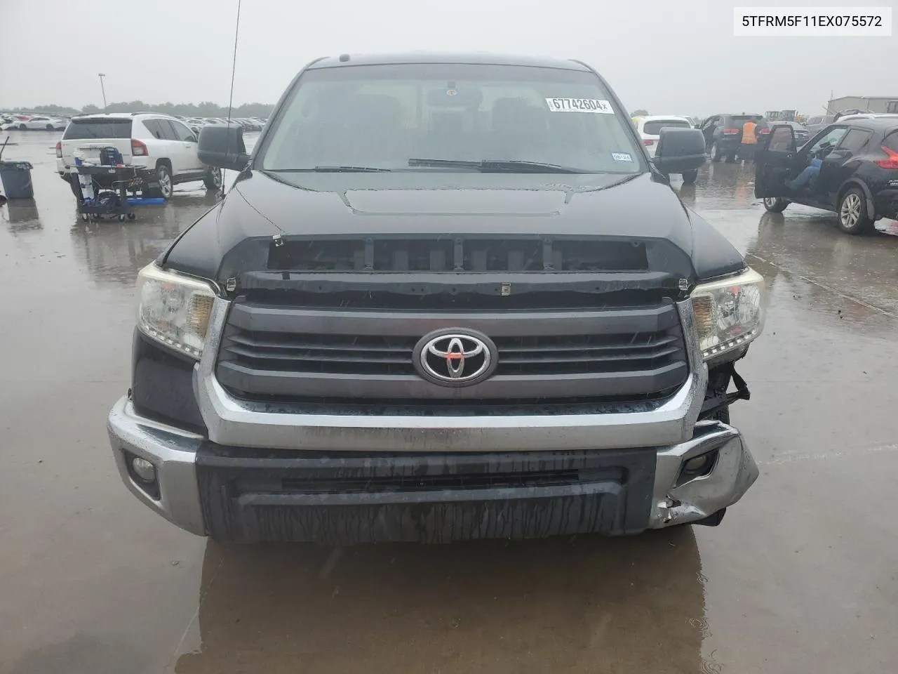 5TFRM5F11EX075572 2014 Toyota Tundra Double Cab Sr