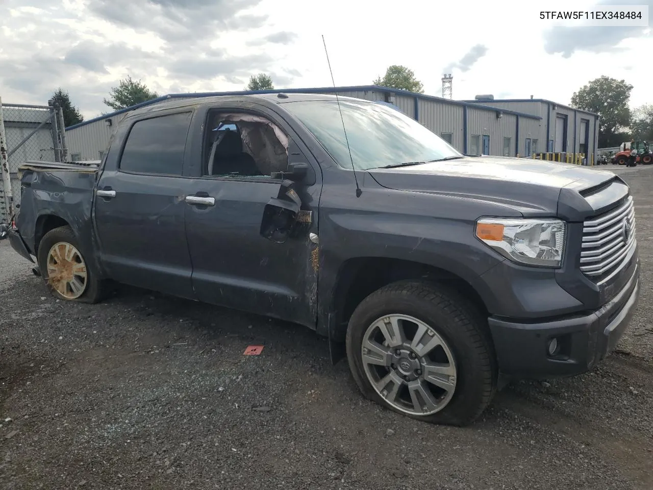 2014 Toyota Tundra Crewmax Platinum VIN: 5TFAW5F11EX348484 Lot: 68001674