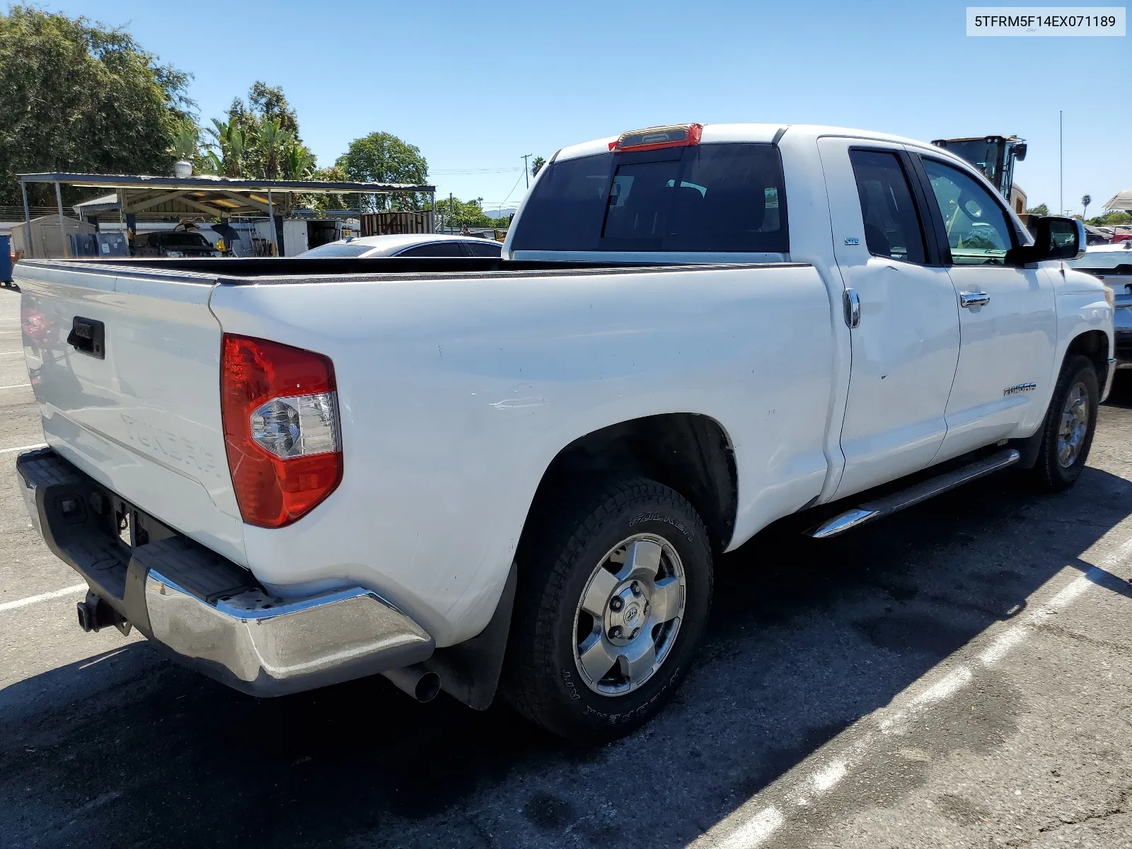 2014 Toyota Tundra Double Cab Sr VIN: 5TFRM5F14EX071189 Lot: 68127934