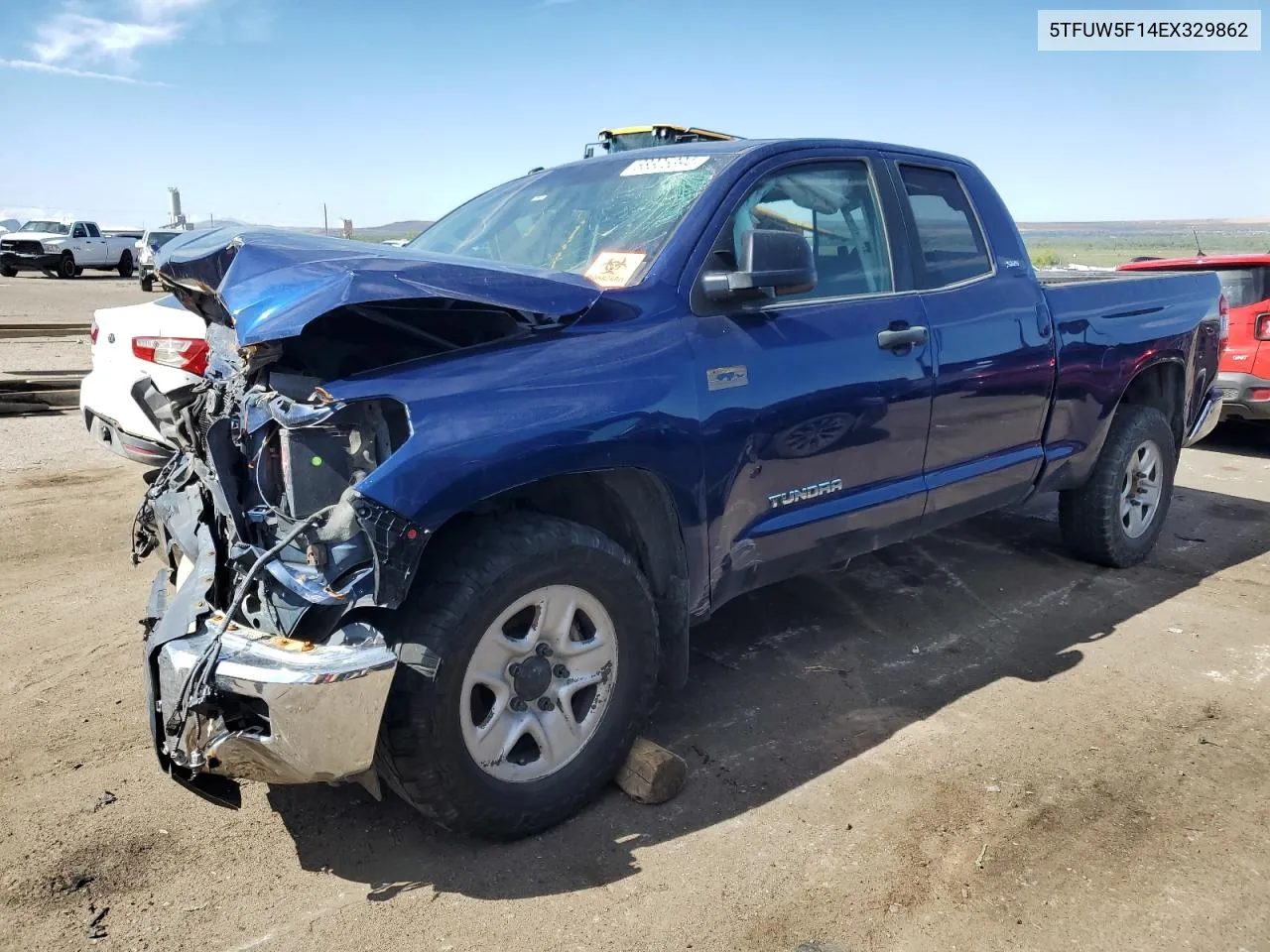 2014 Toyota Tundra Double Cab Sr VIN: 5TFUW5F14EX329862 Lot: 68305394