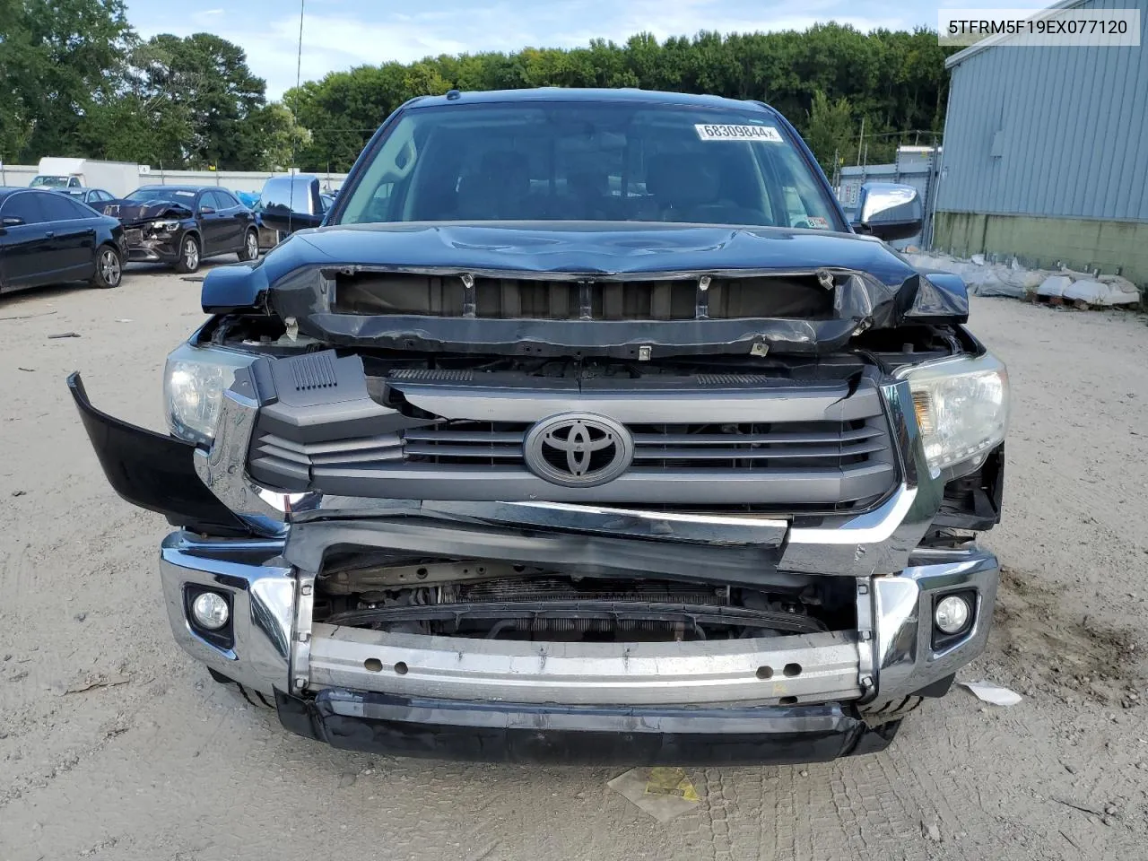 2014 Toyota Tundra Double Cab Sr VIN: 5TFRM5F19EX077120 Lot: 68309844