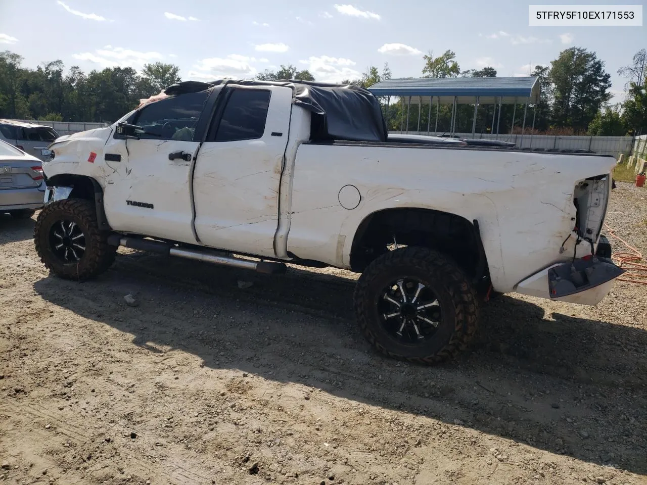 2014 Toyota Tundra Double Cab Sr VIN: 5TFRY5F10EX171553 Lot: 68540294