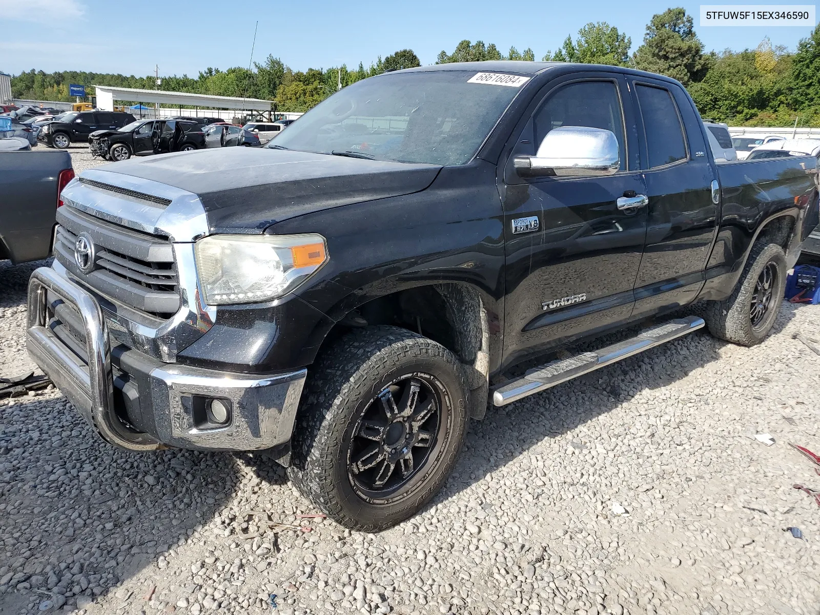 2014 Toyota Tundra Double Cab Sr VIN: 5TFUW5F15EX346590 Lot: 68616084