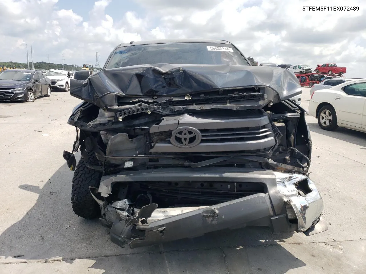 2014 Toyota Tundra Crewmax Sr5 VIN: 5TFEM5F11EX072489 Lot: 68660234