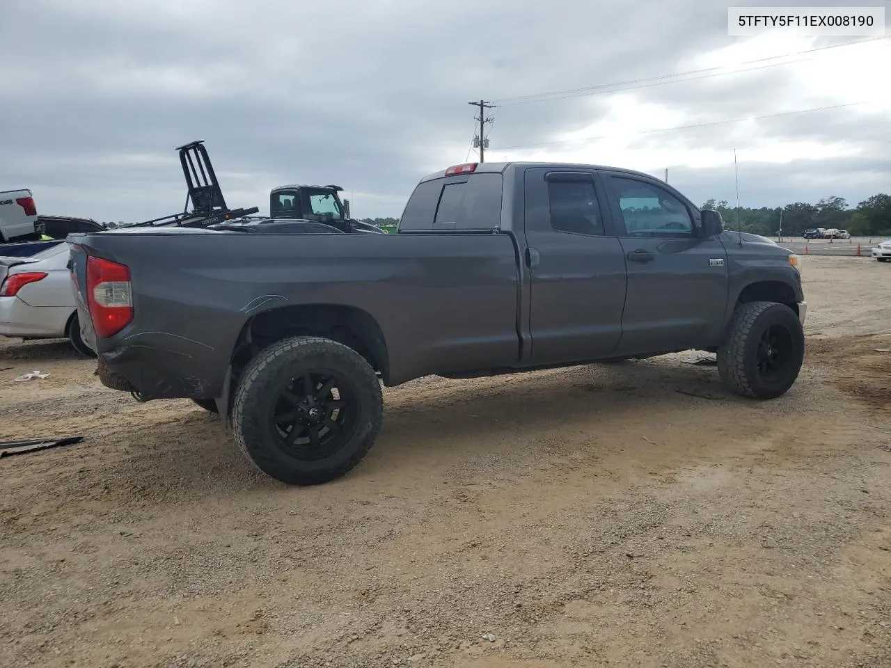 2014 Toyota Tundra Double Cab Sr VIN: 5TFTY5F11EX008190 Lot: 68797974