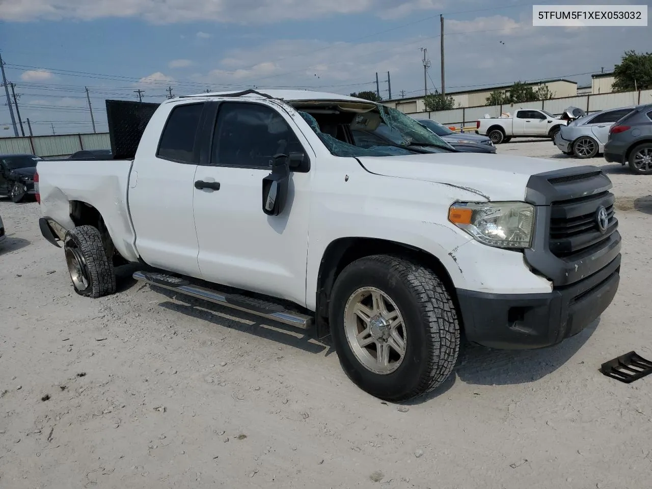 2014 Toyota Tundra Double Cab Sr VIN: 5TFUM5F1XEX053032 Lot: 68824144