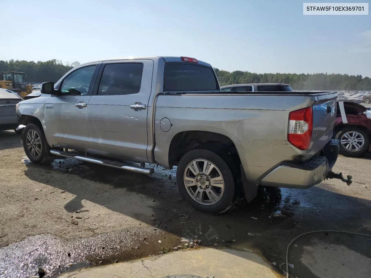 2014 Toyota Tundra Crewmax Platinum VIN: 5TFAW5F10EX369701 Lot: 69018454