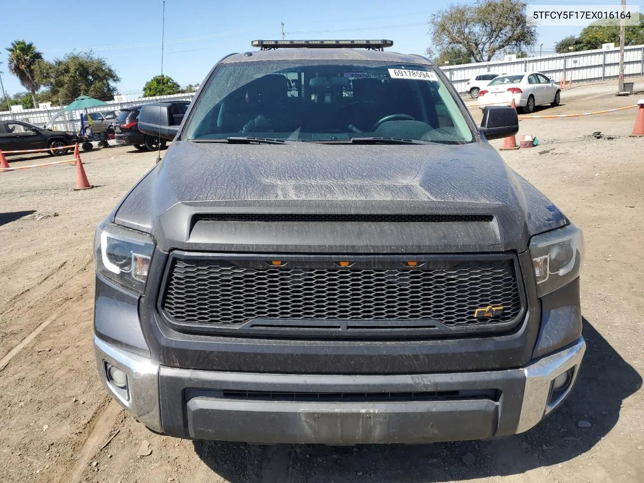 2014 Toyota Tundra Double Cab Sr VIN: 5TFCY5F17EX016164 Lot: 69178594