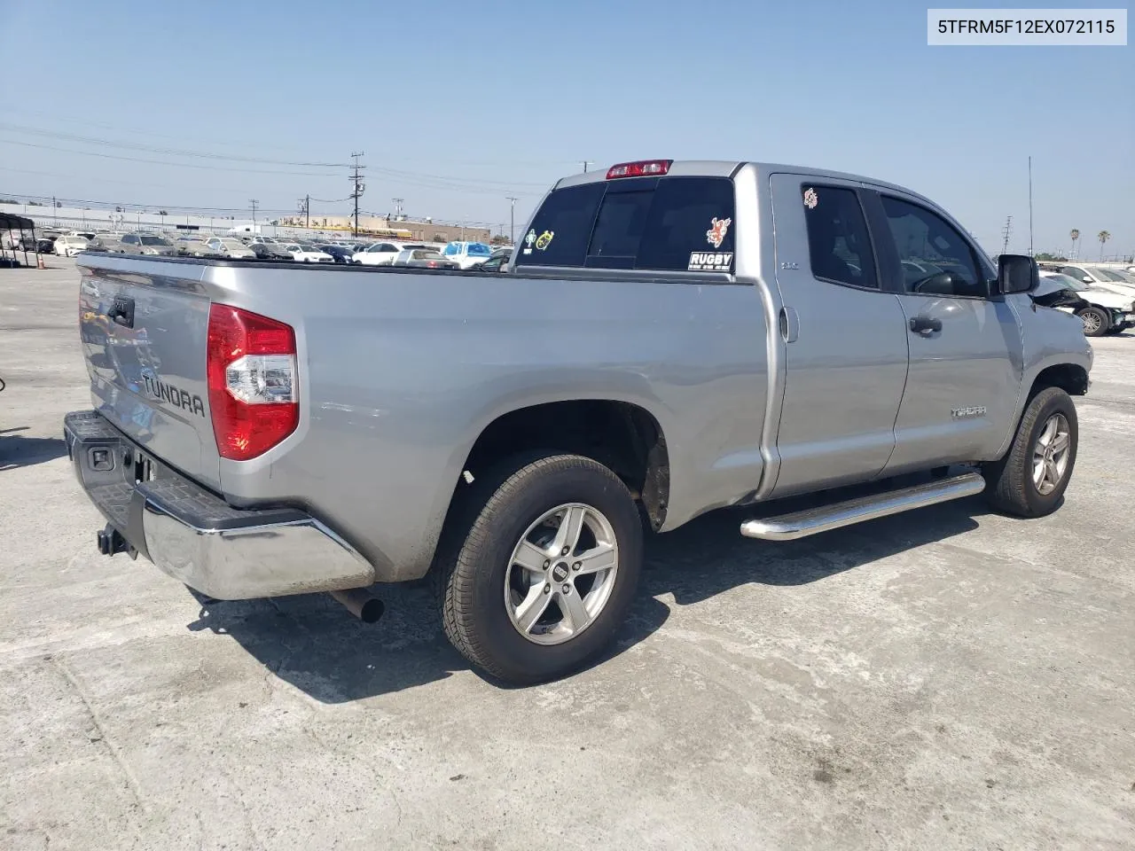 2014 Toyota Tundra Double Cab Sr VIN: 5TFRM5F12EX072115 Lot: 69616914