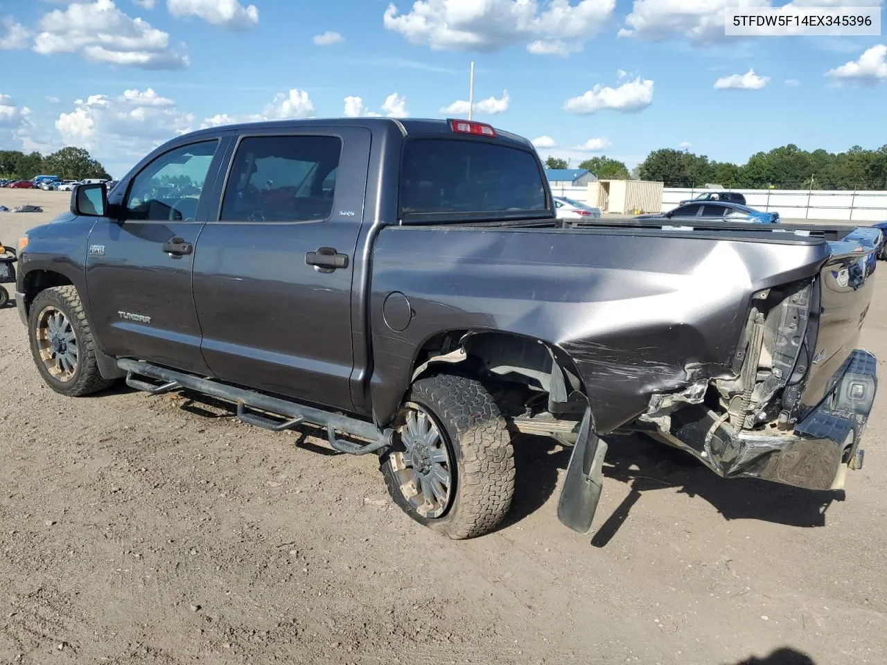 2014 Toyota Tundra Crewmax Sr5 VIN: 5TFDW5F14EX345396 Lot: 69663294