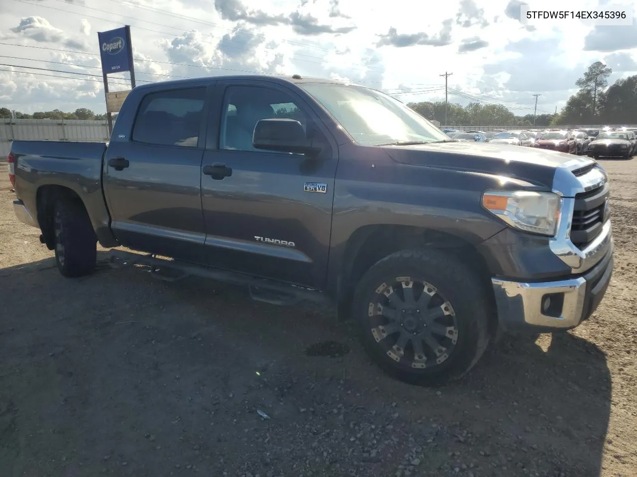 2014 Toyota Tundra Crewmax Sr5 VIN: 5TFDW5F14EX345396 Lot: 69663294