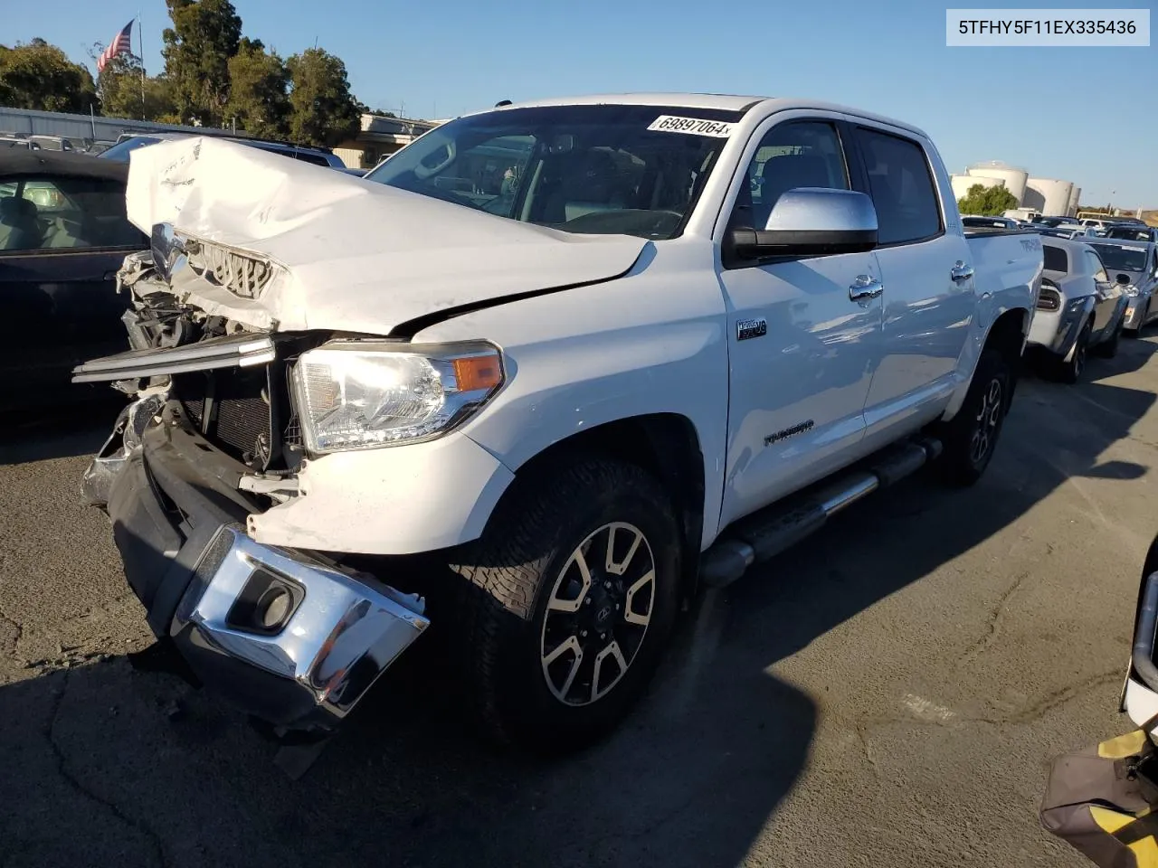 2014 Toyota Tundra Crewmax Limited VIN: 5TFHY5F11EX335436 Lot: 69897064