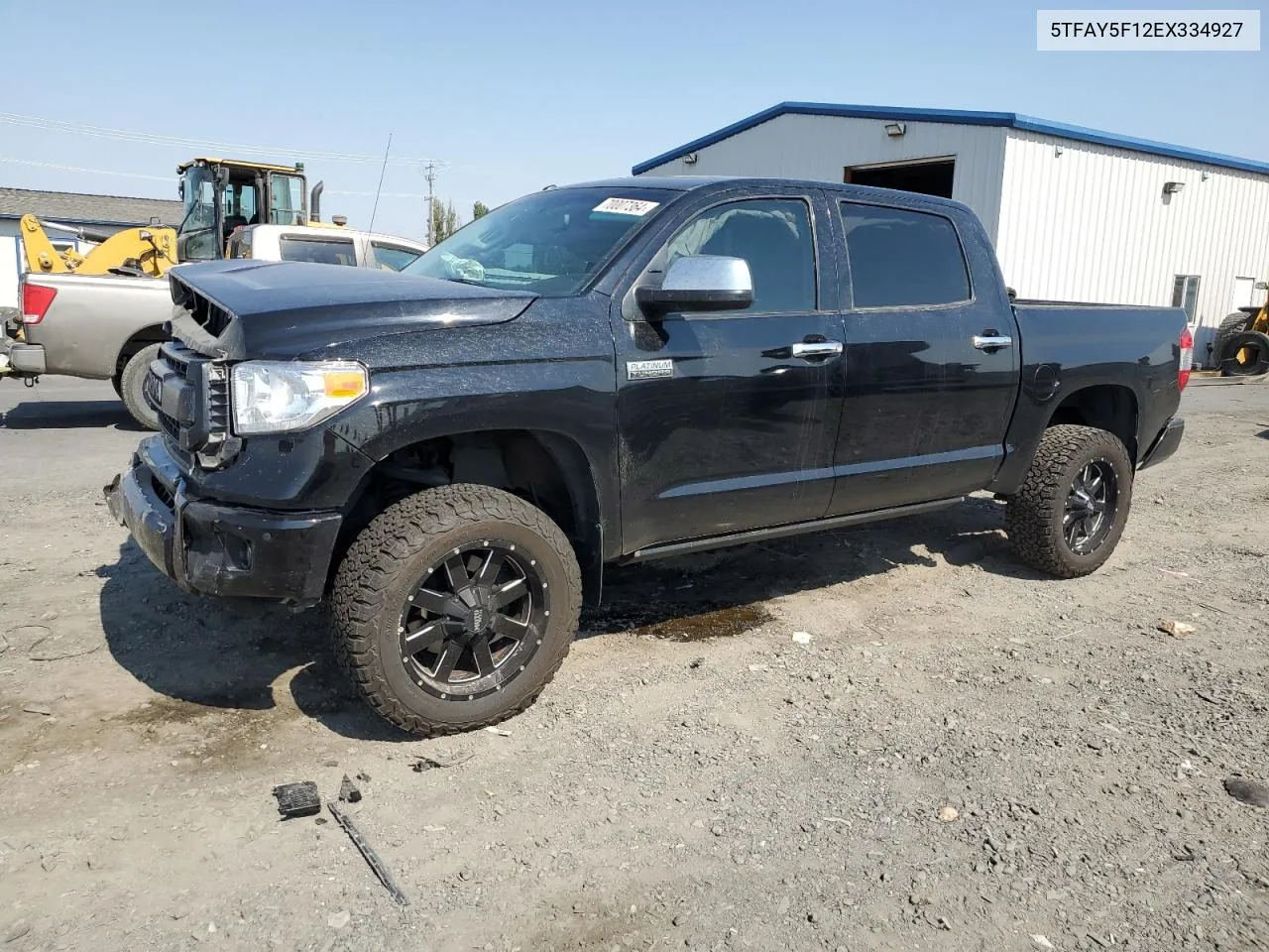 2014 Toyota Tundra Crewmax Platinum VIN: 5TFAY5F12EX334927 Lot: 70007364